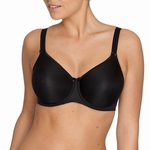 Prima Donna beha, Satin stevige beugelbh bh zwart black E70
