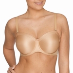 Prima Donna beha, Satin strapless bh, cognac cup 80C sale