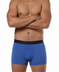 Hom sale Smart Microfiber hippe boxer briefs kobalt blauw L