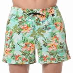 HOM sale beach boxer Hawai multi colour groen M & L