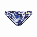 Cyell Secret Garden hoge bikinislip blauwwit