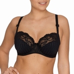 Madison, Prima Donna, stevige balconnet bh in zwart D cup