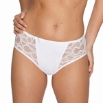 Madison Prima Donna, tailleslip met kant in helder wit