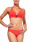 Sedna Riva padded push up bikini in poppy red Sale xl