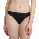 Marie Jo Avero lingerie, mooie string bloem in zwart