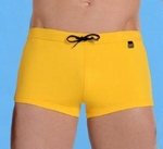 Hom sale marine chic swimshorts 01, zwemshort in geel M