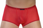 Body Art sale online, Eros minipant, transparant rood xxl