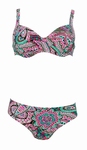 Rosa Faia, sale bikini raspberry in roze groen, cup 40i