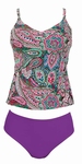 Rosa Faia, sale tankini raspberry in roze groen tankini 42D