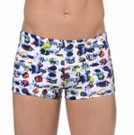 Hom Nemo sale aangesloten swim shorts in wit multi maat XL